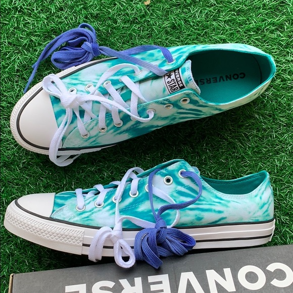CONVERSE CTAS OX MALACHITE/GAME ROYAL/WHITE MEN’S - Picture 13 of 16